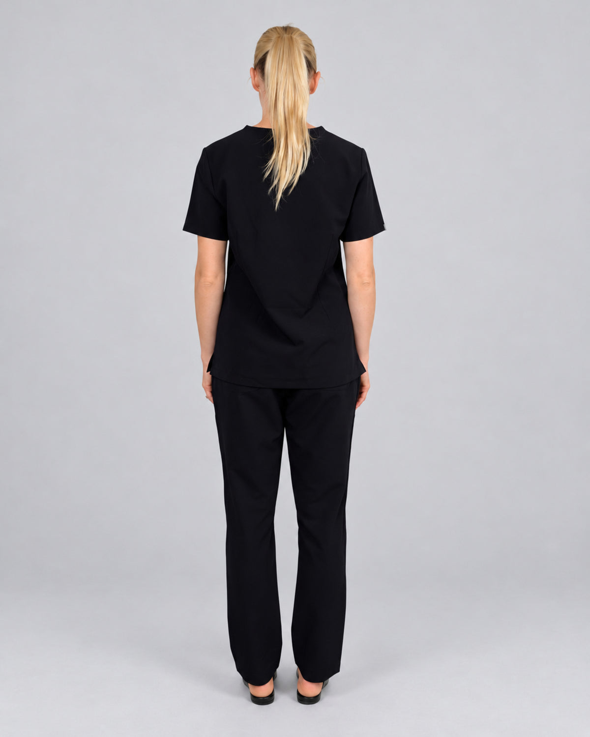 Women’s Straight Scrub Pants - Black