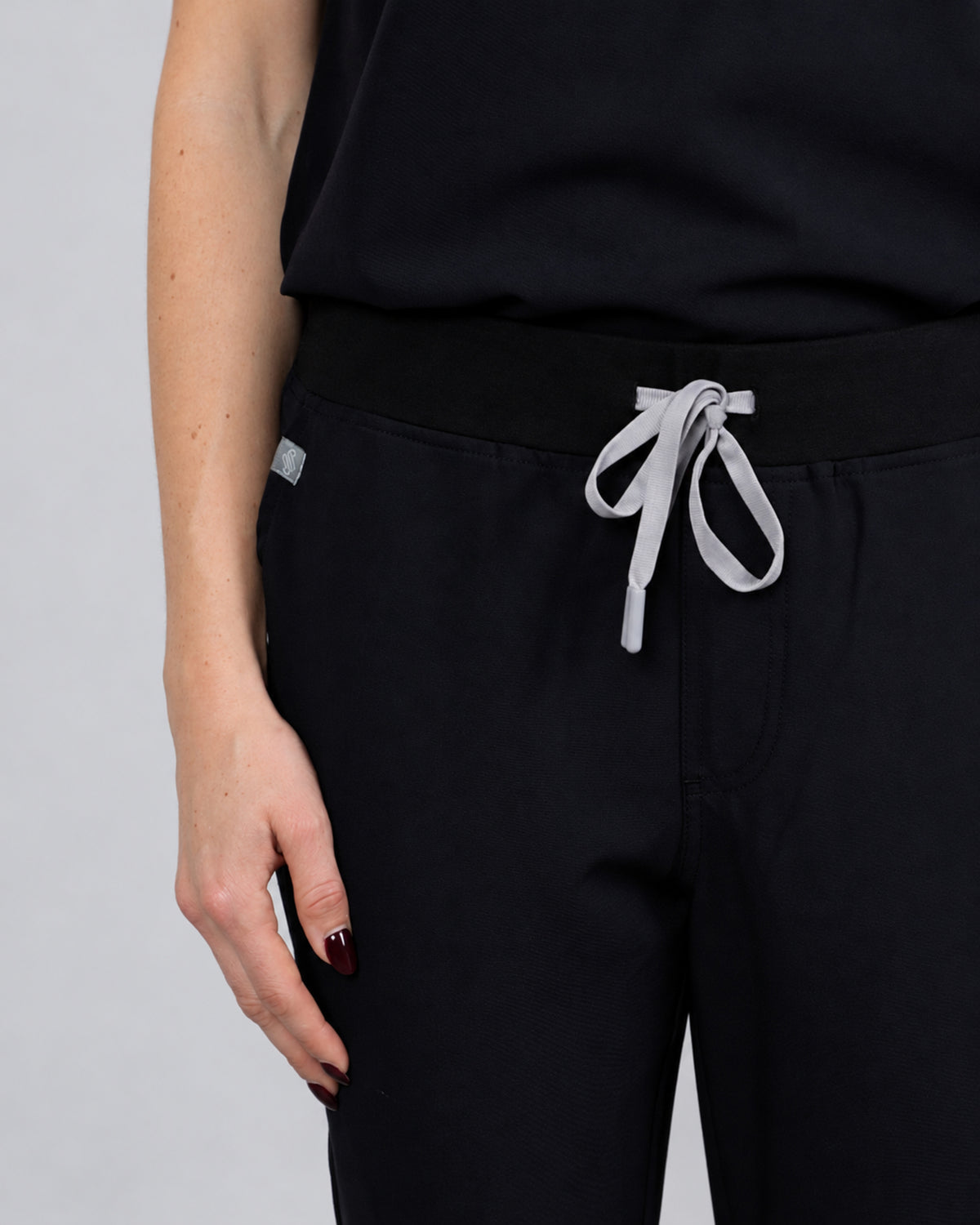 Women’s Straight Scrub Pants - Black
